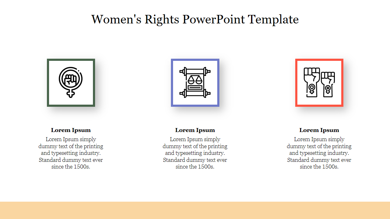 Women's Rights PowerPoint Template and Google Slides